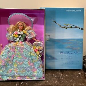 1994 Mattel Spring Bouquet Barbie from Enchanted Seasons Collection NIB